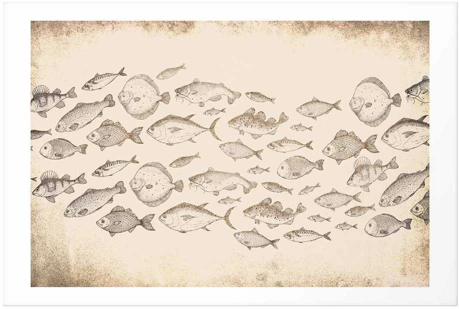 Artgeist Plakatas - Subtle Little Fish