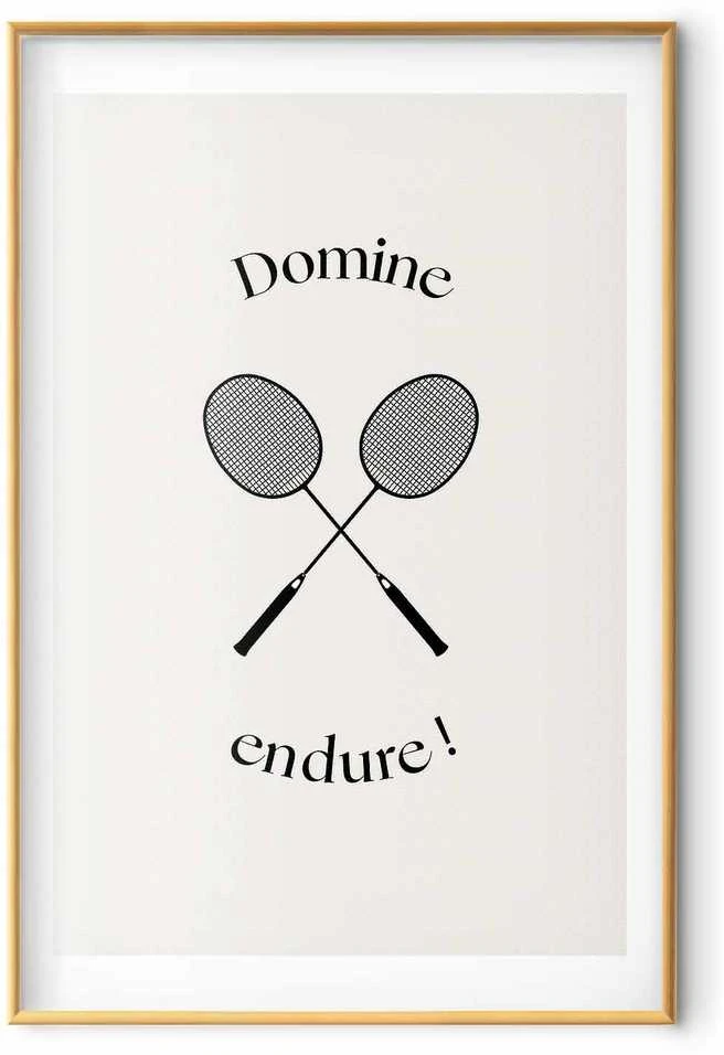 Artgeist Plakatas - Summer Games - Badminton Rackets on a Baltas Background