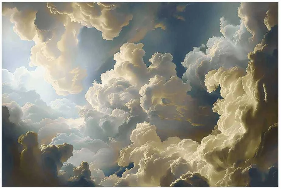 Artgeist Plakatas - Sun and Shadows: A Theatrical Show of Nature High Above the Ground