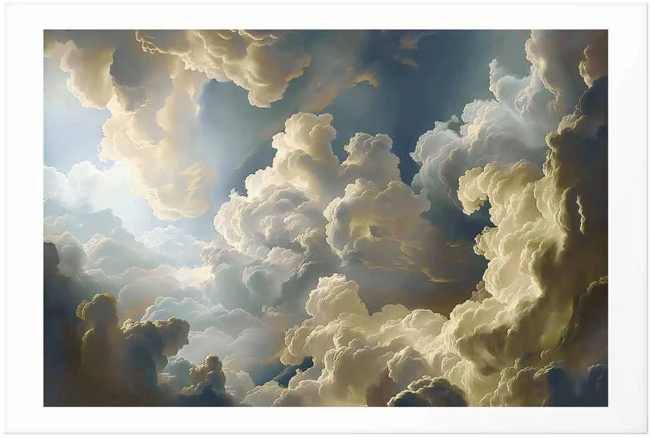 Artgeist Plakatas - Sun and Shadows: A Theatrical Show of Nature High Above the Ground