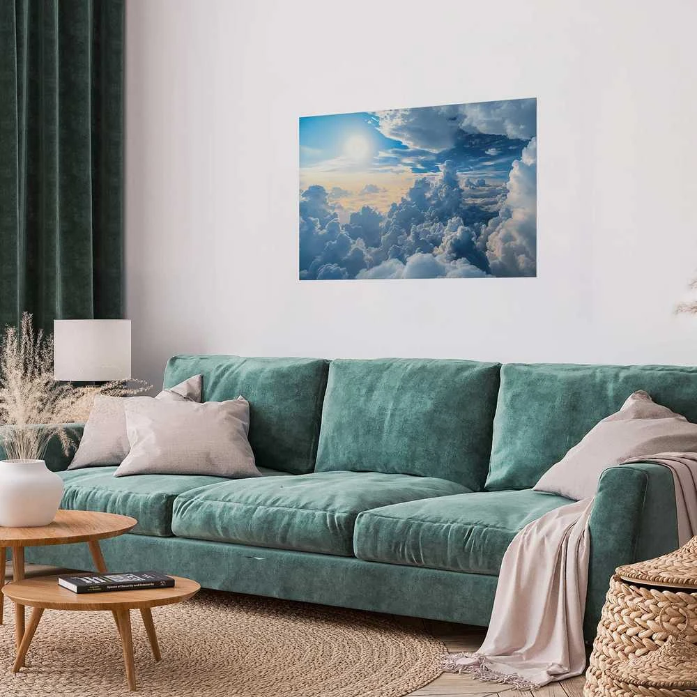 Artgeist Plakatas - Symphony of Light: Sun and Clouds Playing Together on a Beautiful Sky