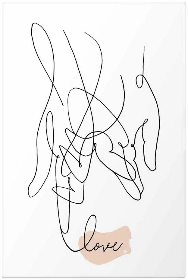 Artgeist Plakatas - Tangled Feelings