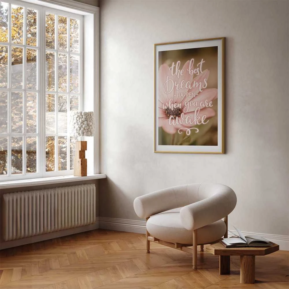 Artgeist Plakatas - The Best Dreams Happen When You Are Awake