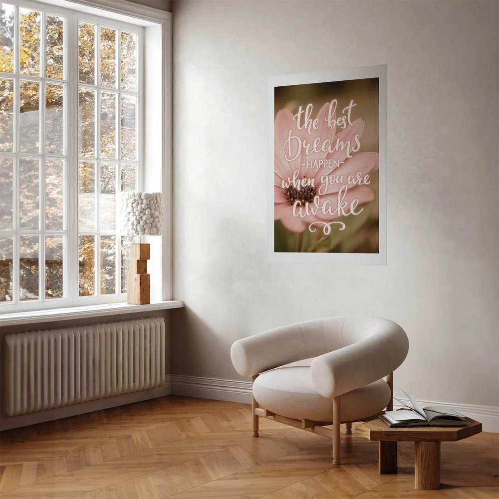 Artgeist Plakatas - The Best Dreams Happen When You Are Awake