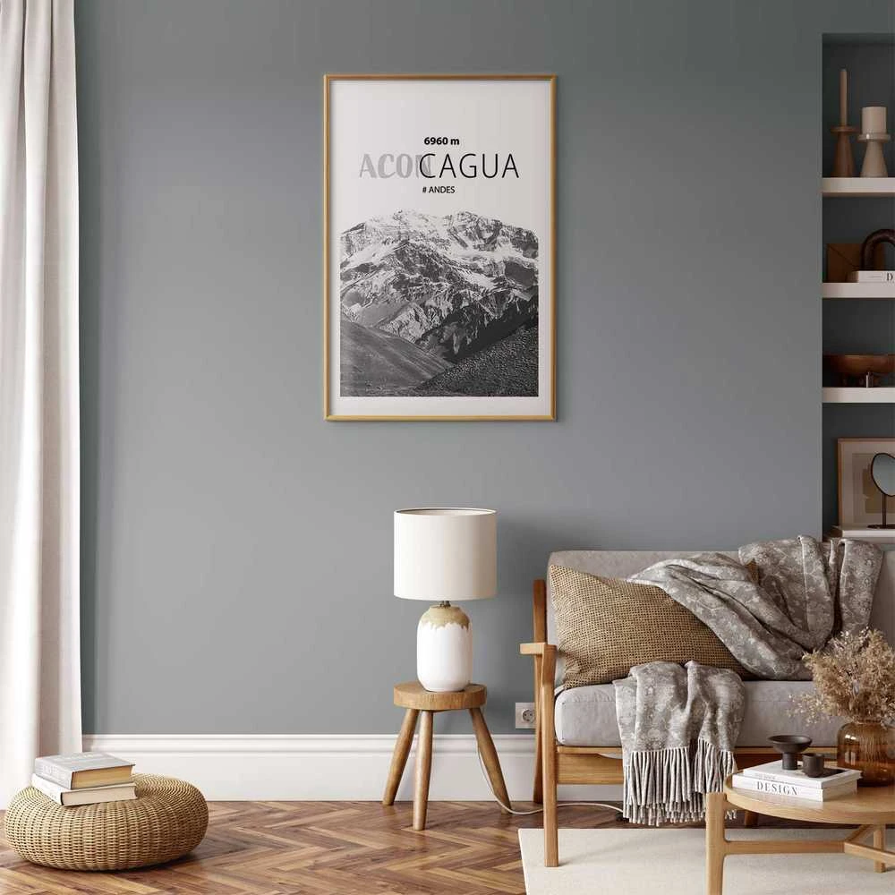 Artgeist Plakatas - The majestic peak of Aconcagua mountain crown mountain landscape