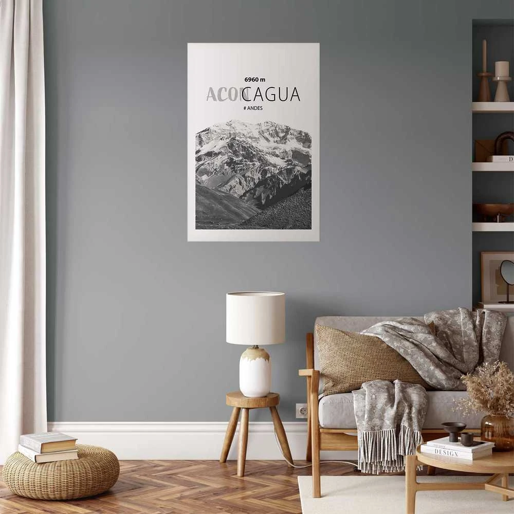 Artgeist Plakatas - The majestic peak of Aconcagua mountain crown mountain landscape