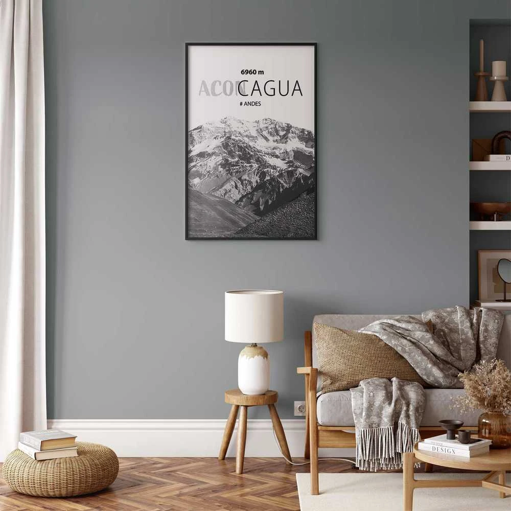 Artgeist Plakatas - The majestic peak of Aconcagua mountain crown mountain landscape