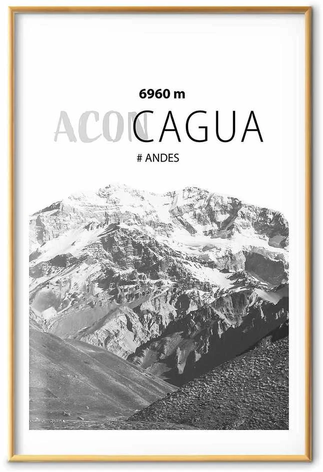 Artgeist Plakatas - The majestic peak of Aconcagua mountain crown mountain landscape