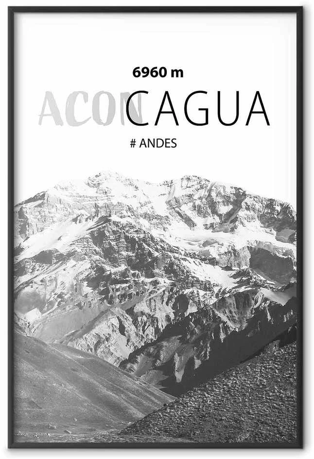 Artgeist Plakatas - The majestic peak of Aconcagua mountain crown mountain landscape