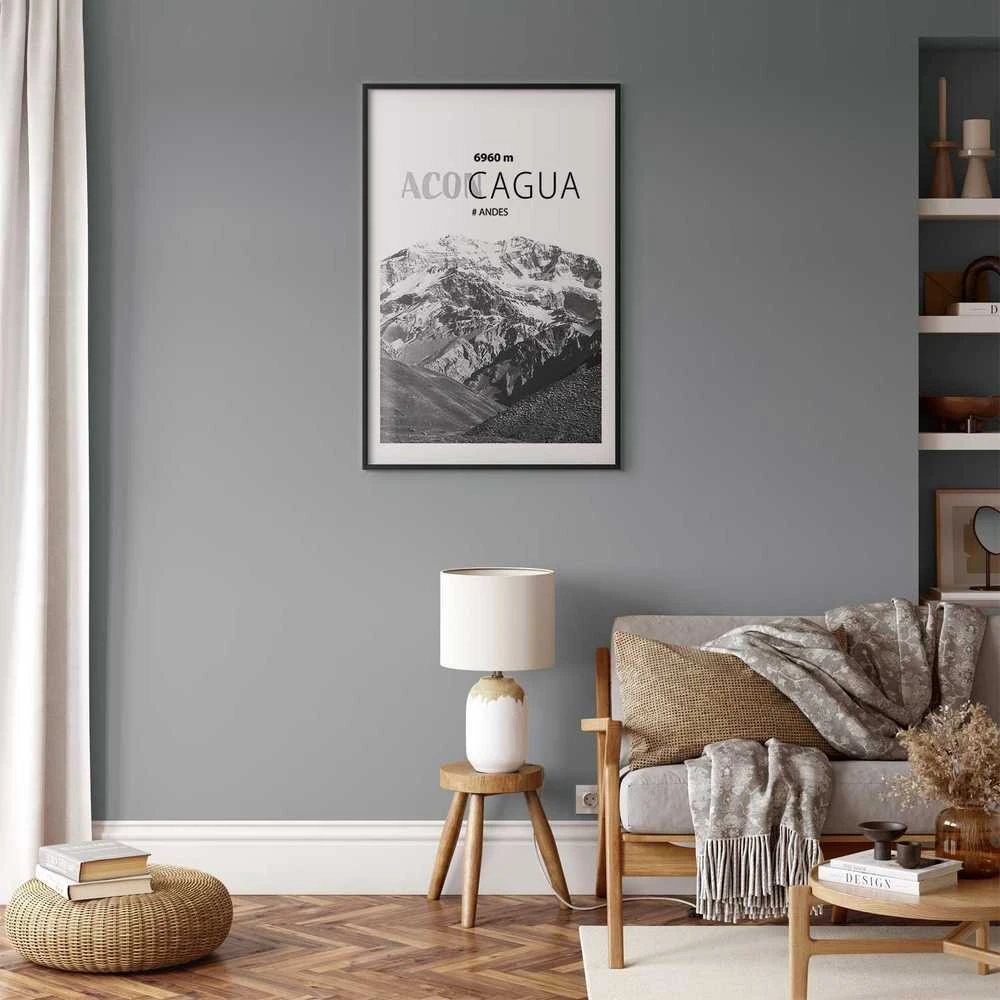 Artgeist Plakatas - The majestic peak of Aconcagua mountain crown mountain landscape