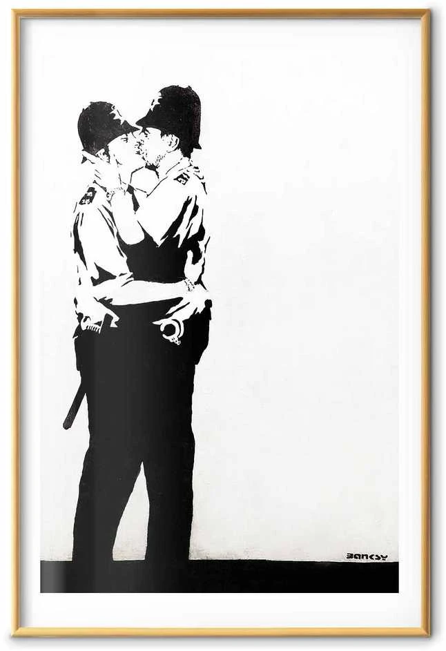 Artgeist Plakatas - The Policemen's Kiss
