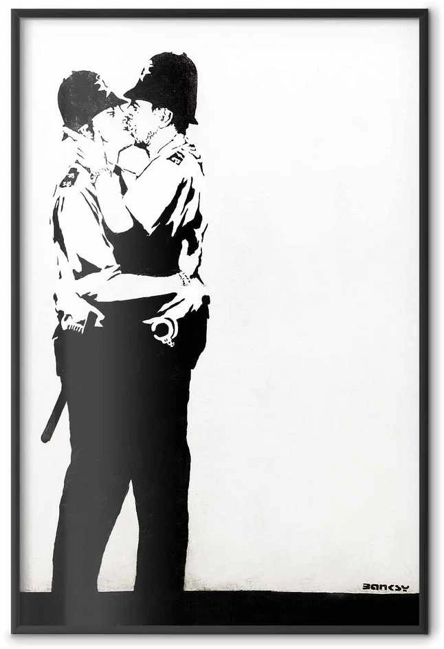 Artgeist Plakatas - The Policemen's Kiss