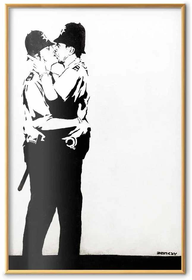 Artgeist Plakatas - The Policemen's Kiss