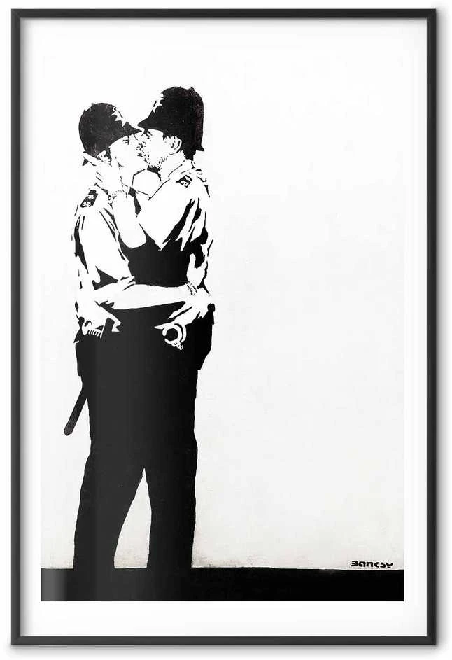Artgeist Plakatas - The Policemen's Kiss