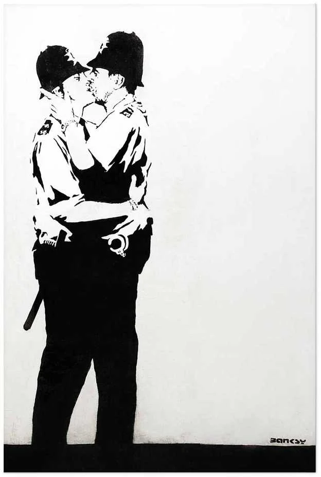 Artgeist Plakatas - The Policemen's Kiss