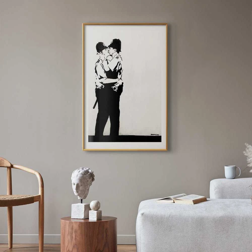 Artgeist Plakatas - The Policemen's Kiss