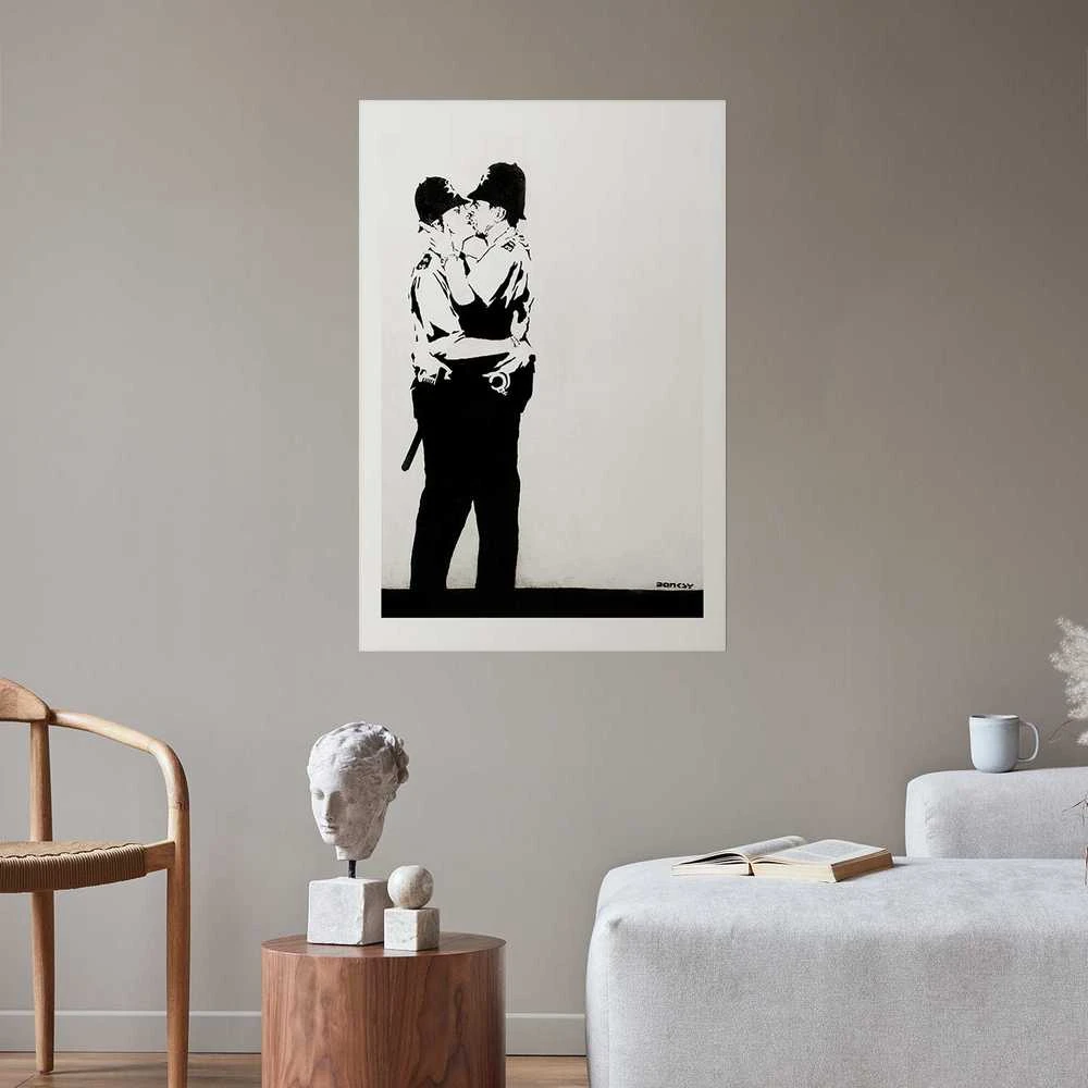 Artgeist Plakatas - The Policemen's Kiss