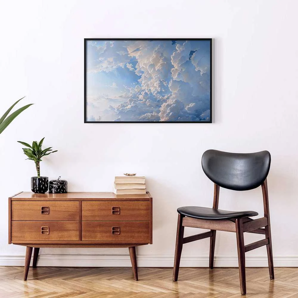 Artgeist Plakatas - The Sun Revealing Cloud Secrets: Spectacular Sky Images