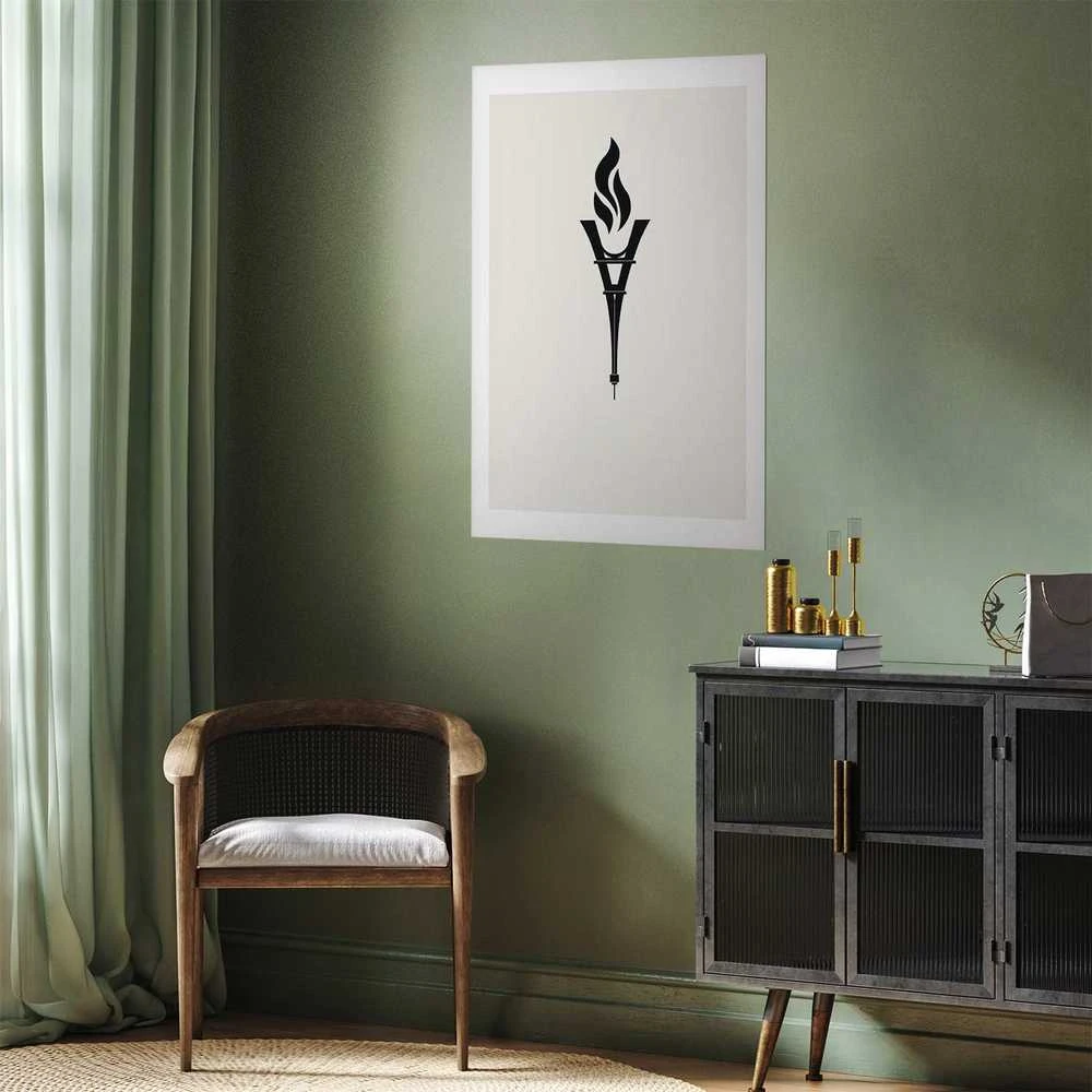 Artgeist Plakatas - Torch Shaped Like the Eiffel Tower