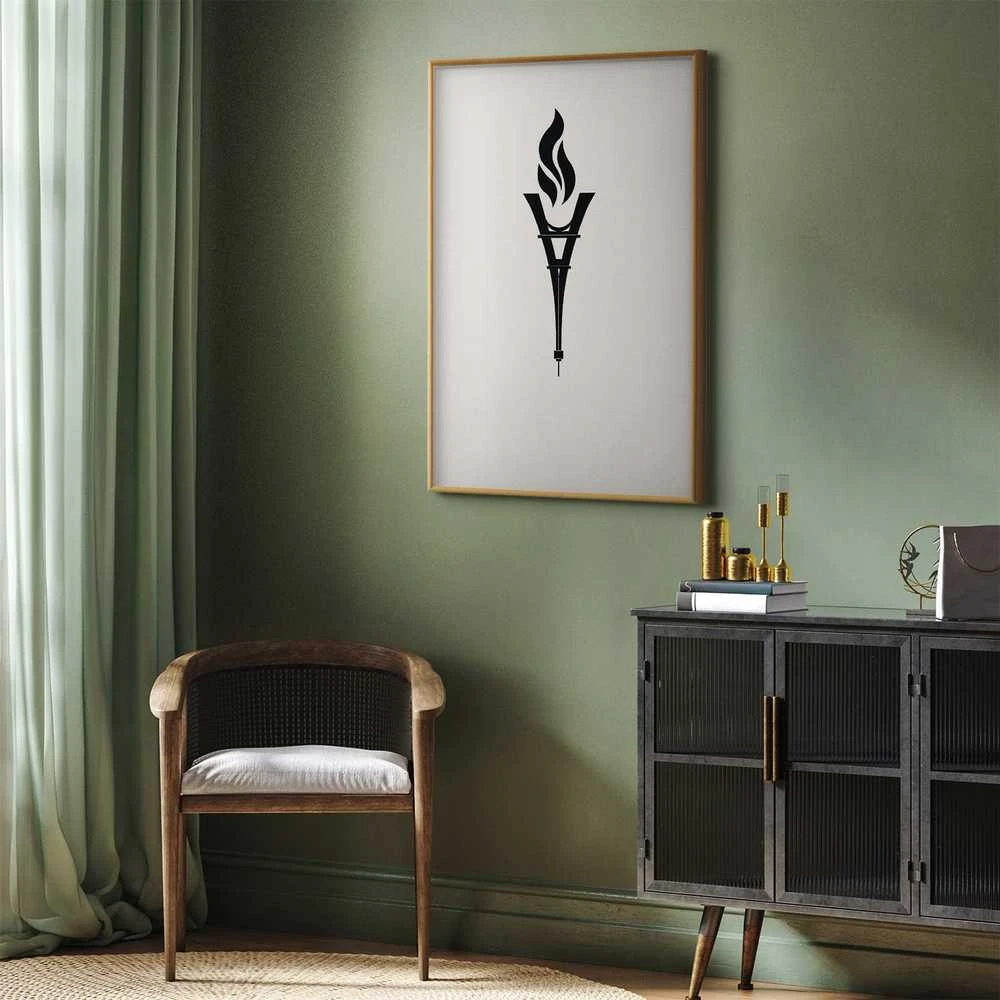 Artgeist Plakatas - Torch Shaped Like the Eiffel Tower