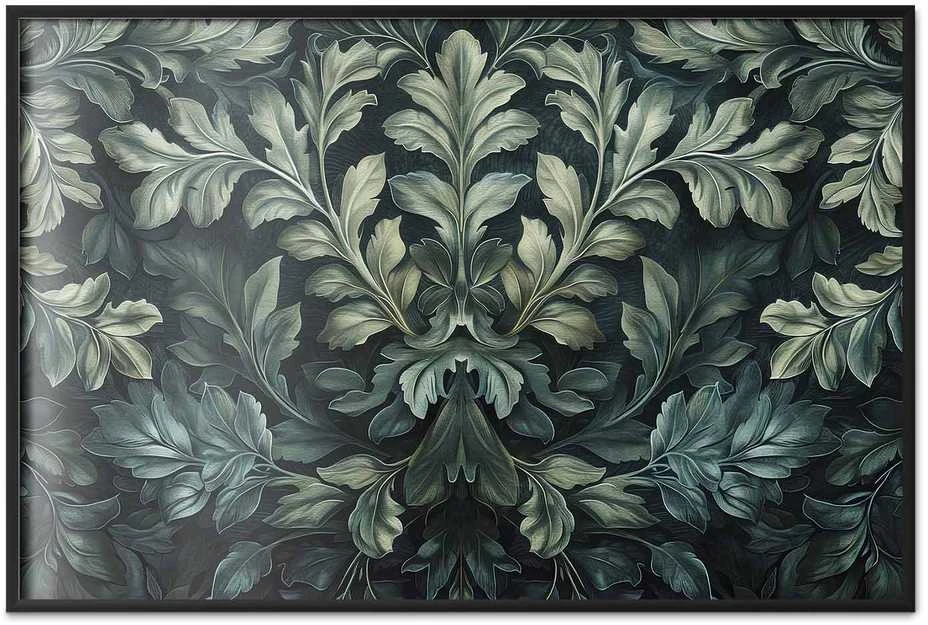 Artgeist Plakatas - Victorian Leaves in Dark Greens