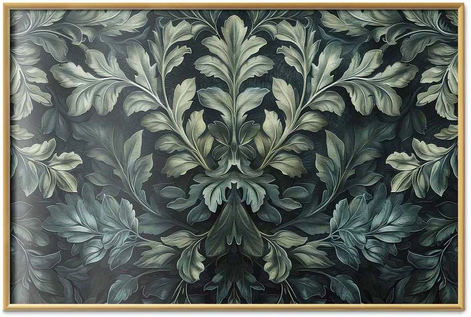 Artgeist Plakatas - Victorian Leaves in Dark Greens