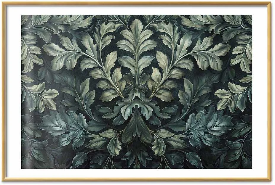 Artgeist Plakatas - Victorian Leaves in Dark Greens