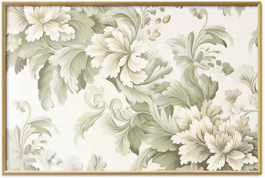 Artgeist Plakatas - Vintage Flowers in Light Colors