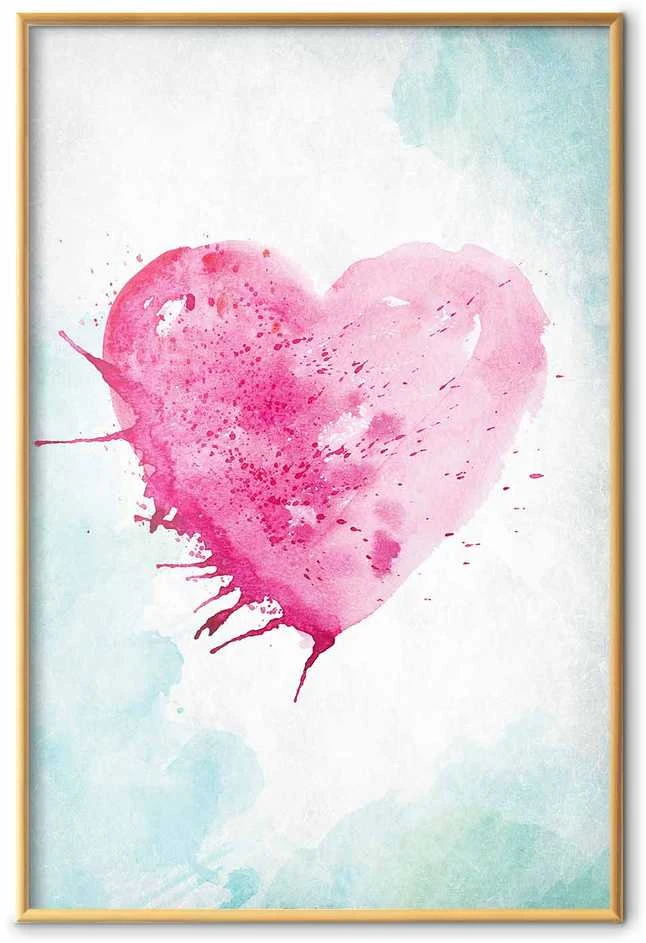 Artgeist Plakatas - Watercolor Heart