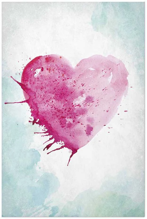 Artgeist Plakatas - Watercolor Heart