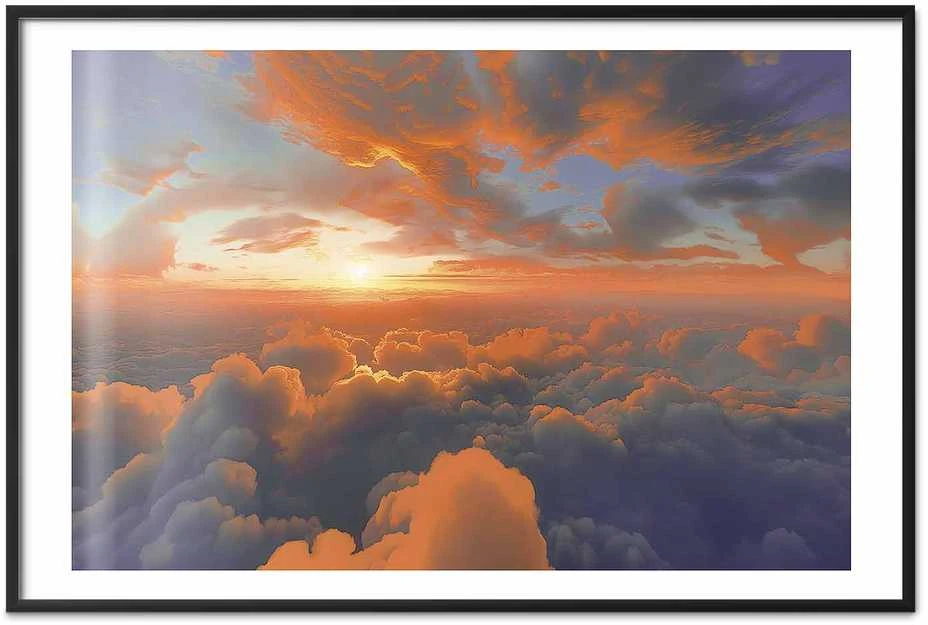 Artgeist Plakatas - When Dawn Tickles the Clouds: A Color Show on the Morning Sky
