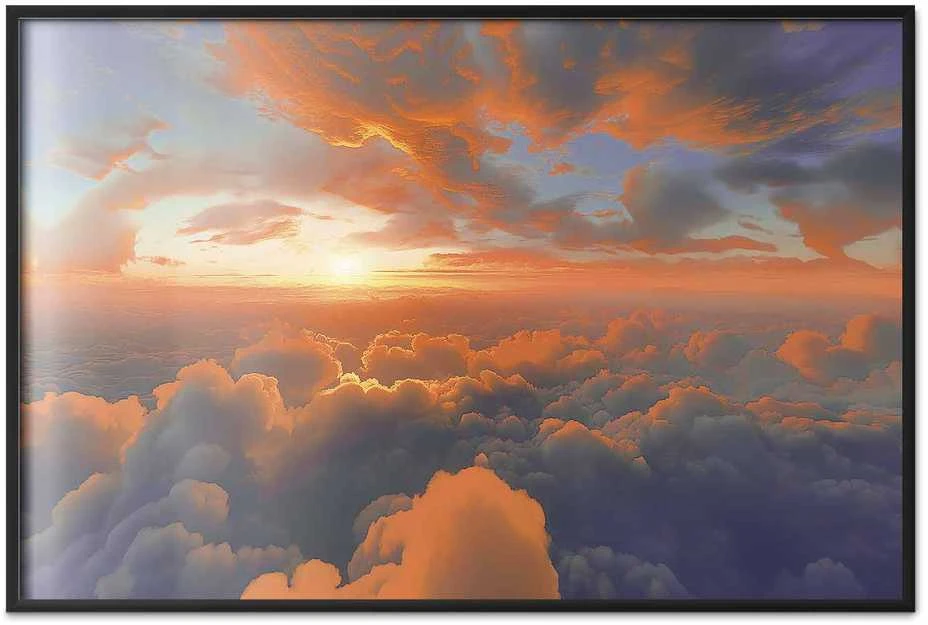 Artgeist Plakatas - When Dawn Tickles the Clouds: A Color Show on the Morning Sky