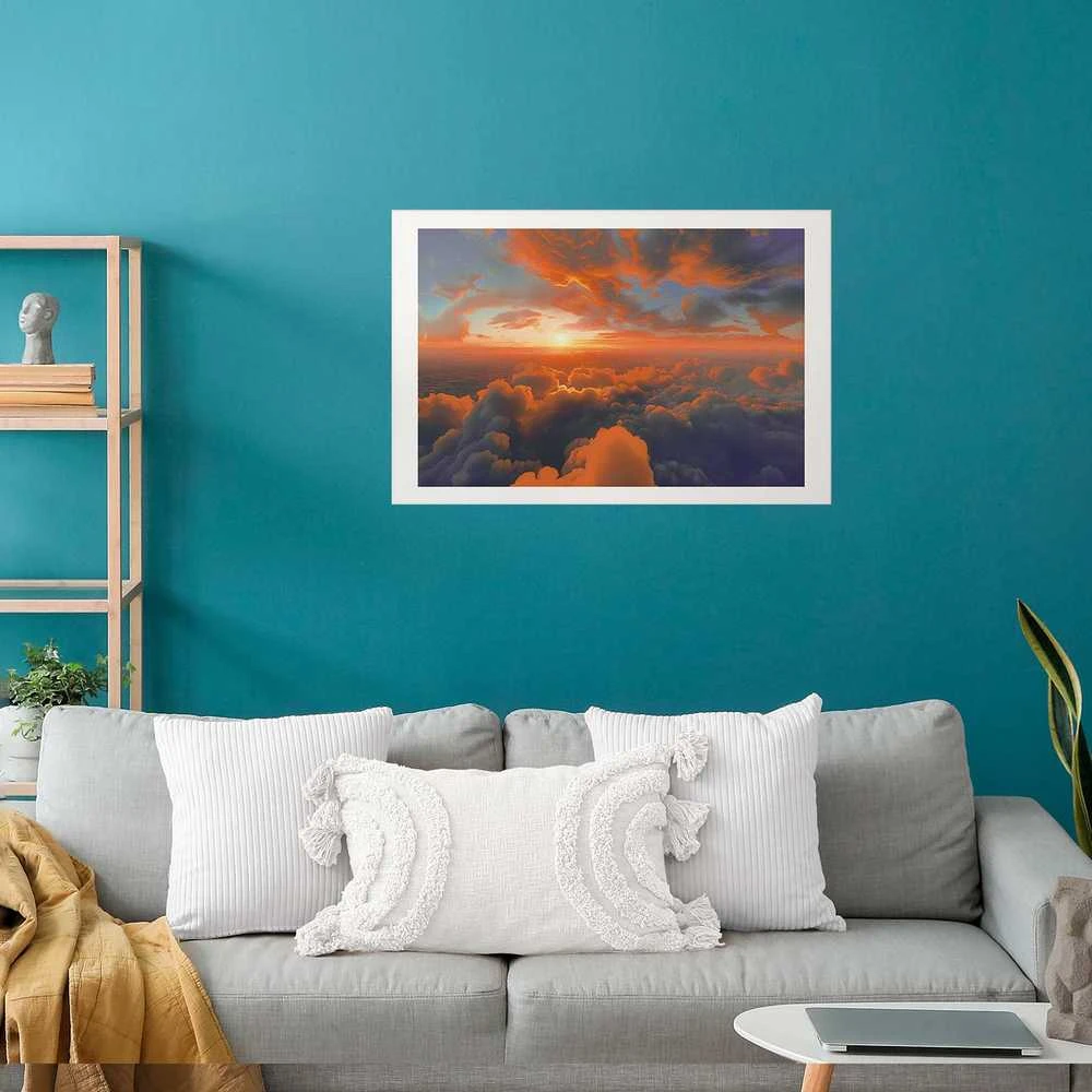Artgeist Plakatas - When Dawn Tickles the Clouds: A Color Show on the Morning Sky