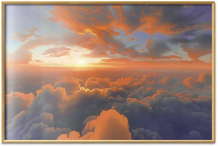 Artgeist Plakatas - When Dawn Tickles the Clouds: A Color Show on the Morning Sky