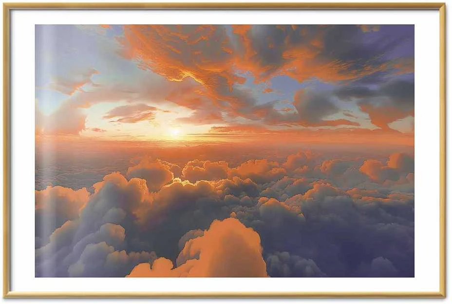 Artgeist Plakatas - When Dawn Tickles the Clouds: A Color Show on the Morning Sky