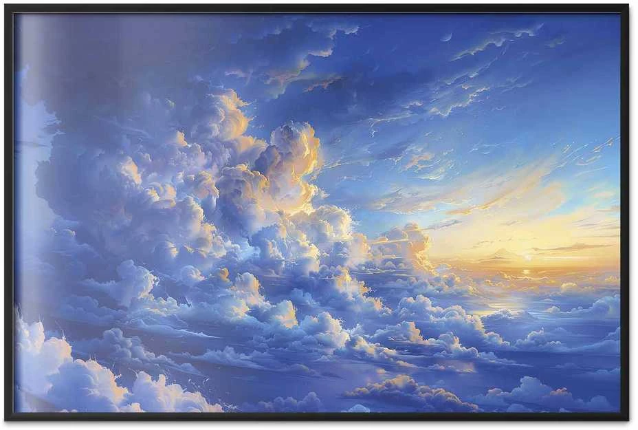 Artgeist Plakatas - When the Sky Becomes Canvas: A Masterpiece of Nature in the Clouds