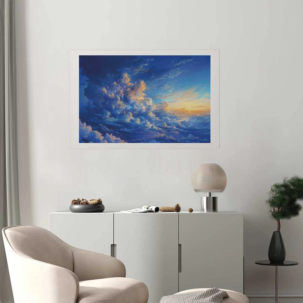 Artgeist Plakatas - When the Sky Becomes Canvas: A Masterpiece of Nature in the Clouds