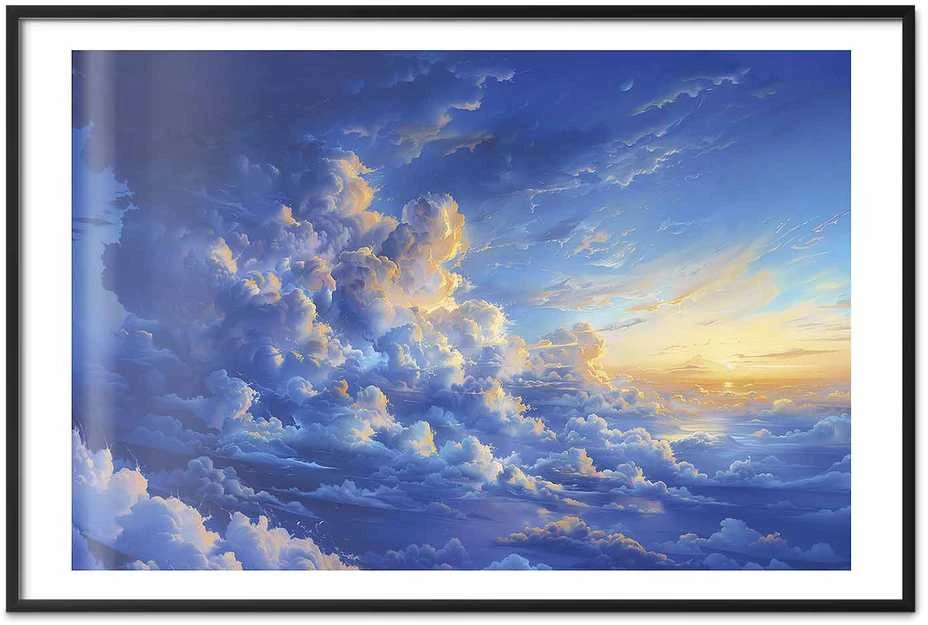 Artgeist Plakatas - When the Sky Becomes Canvas: A Masterpiece of Nature in the Clouds