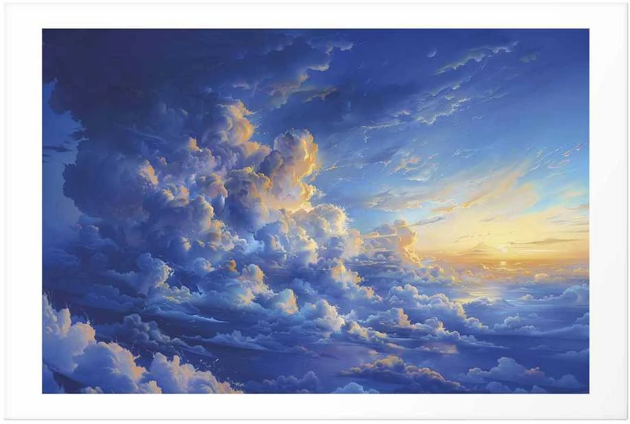 Artgeist Plakatas - When the Sky Becomes Canvas: A Masterpiece of Nature in the Clouds
