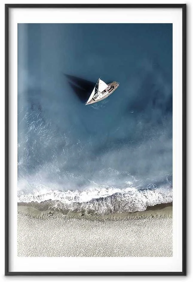 Artgeist Plakatas - Yacht on the Sea