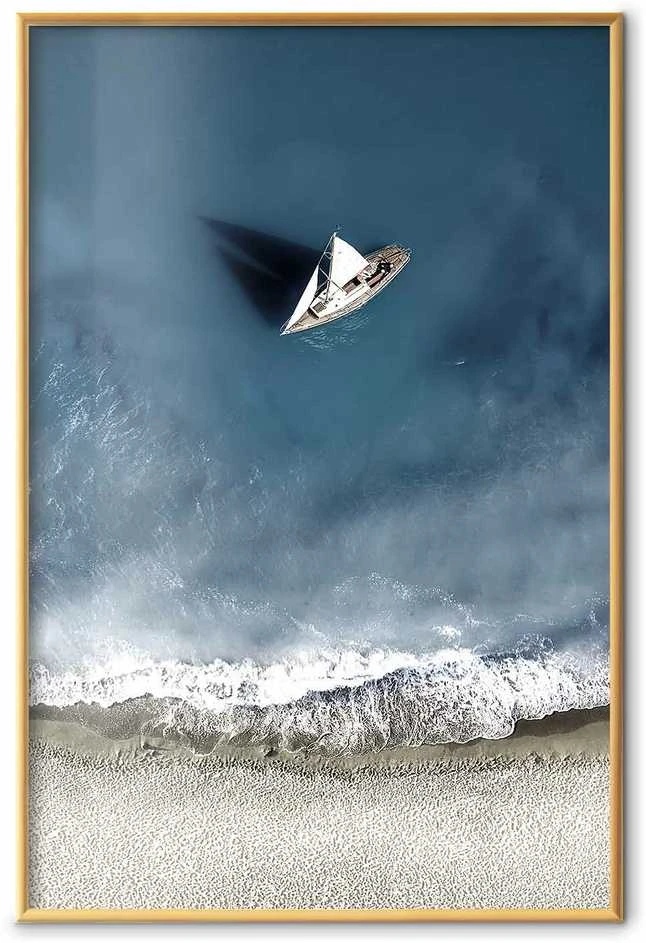 Artgeist Plakatas - Yacht on the Sea