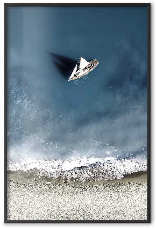 Artgeist Plakatas - Yacht on the Sea