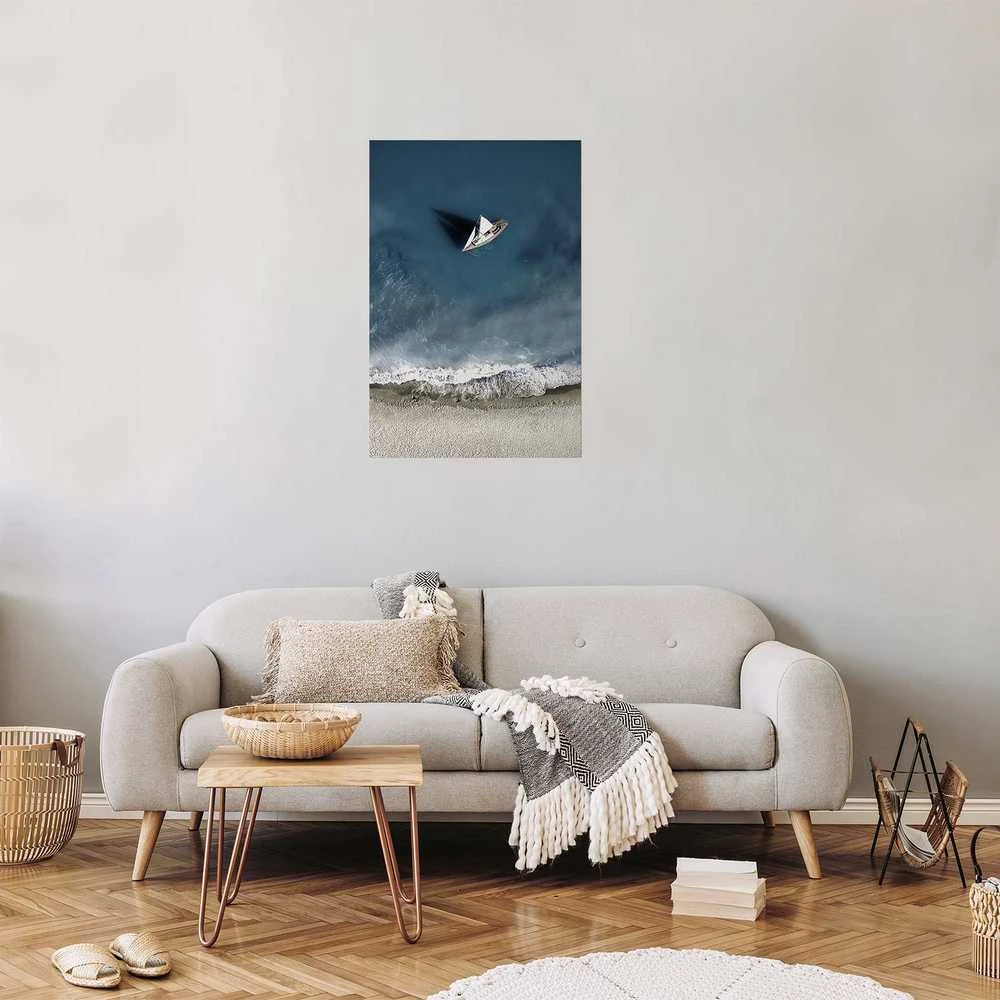 Artgeist Plakatas - Yacht on the Sea