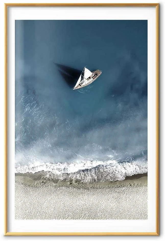 Artgeist Plakatas - Yacht on the Sea