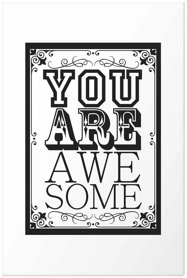 Artgeist Plakatas - You Are Awesome