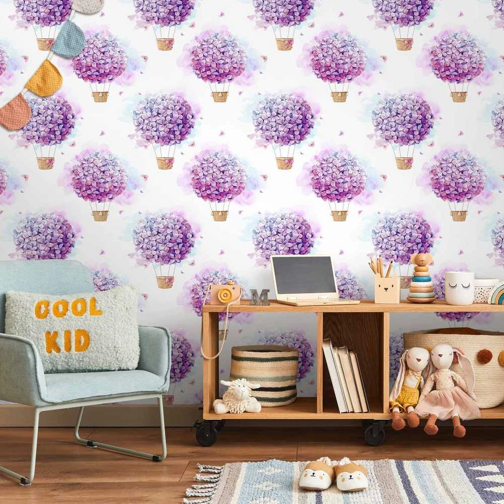 Artgeist Tapetas - Balloons of Flowers