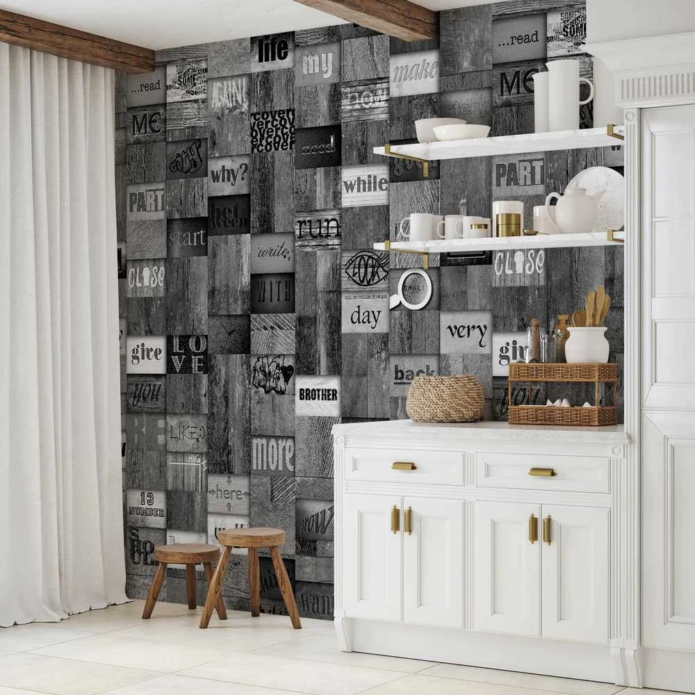 Artgeist Tapetas - Mosaic of Words