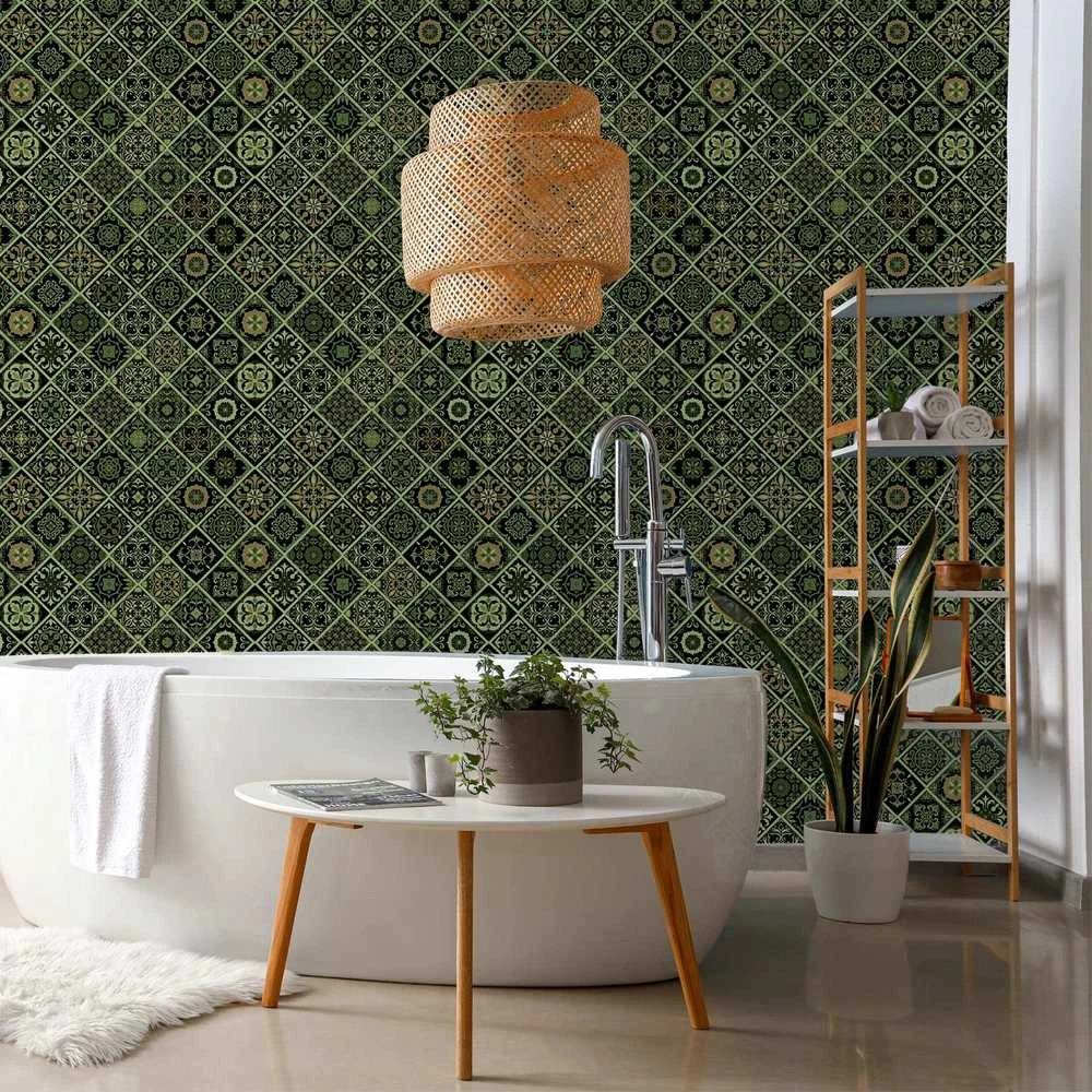Artgeist Tapetas - Olive Mosaic