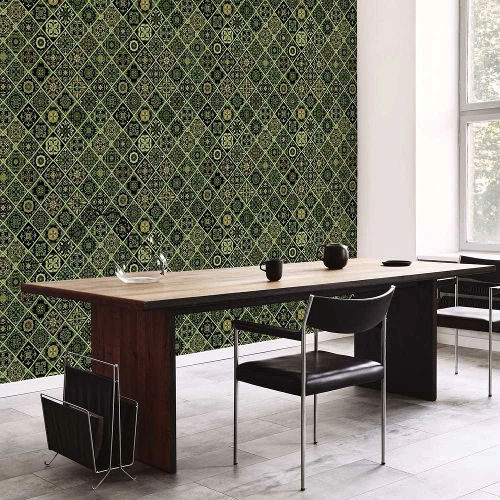 Artgeist Tapetas - Olive Mosaic