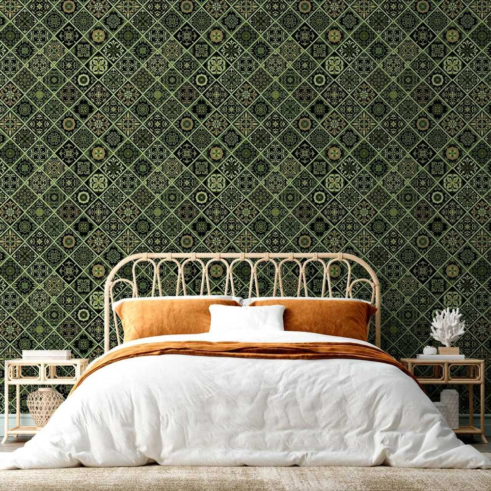 Artgeist Tapetas - Olive Mosaic